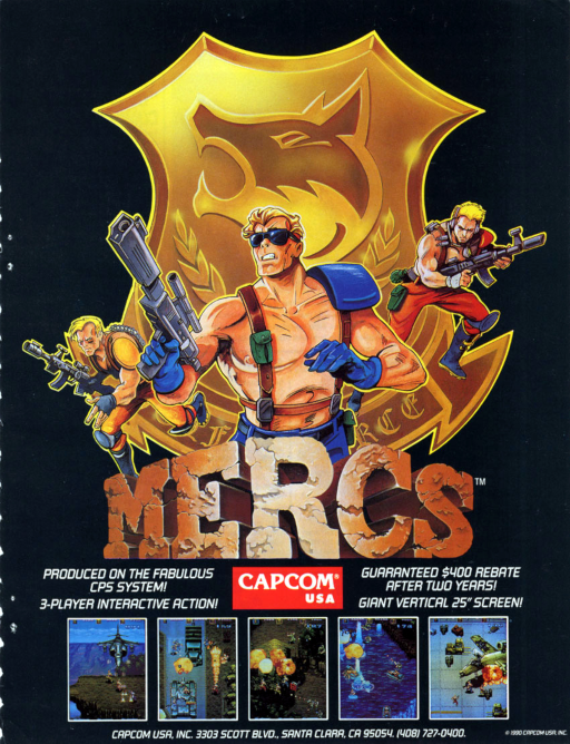 Mercs (US 900302) MAME2003Plus Game Cover